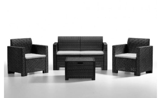 cuscini divanetto rattan
